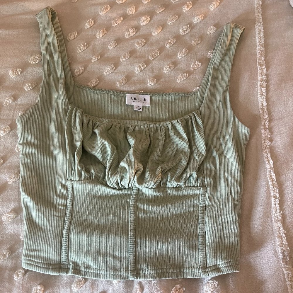 Mint Green Cropped Tank